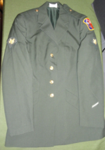 DSCP DEROSSI &amp; SON AG-489 CLASS A DRESS GREEN ARMY UNIFORM JACKET COAT 10MT - $62.99