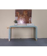 New handmade bone inlay console table, bone inlay furniture, bone inlay ... - $1,838.39 CAD