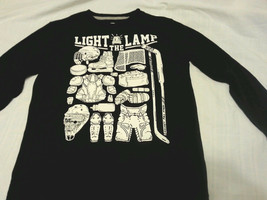 Boys Tee Shirt Sz M 8 Black Kids Light The Lamp - £13.36 GBP