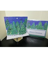 Vintage 1998 Sanrio Mini Christmas Pop Up Mini Message Card Christmas Trees - £23.34 GBP