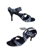 Donald Pliner Black Leather Congo Animal Mesh Elastic Shoe New $225 NWT ... - $123.09 CAD