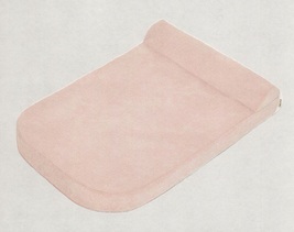 NEW Orthopedic Memory Foam Pet Dog Bed w/ removable cover pink 40 x 25 x 7.5 in. - £29.84 GBP