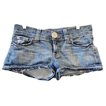 Seven7 Women&#39;s Size 29  Blue jeans Denim Pocket Shorts - £15.16 GBP