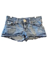 Seven7 Women&#39;s Size 29  Blue jeans Denim Pocket Shorts - £15.24 GBP