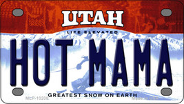 Hot Mama Utah Novelty Mini Metal License Plate Tag - £11.71 GBP