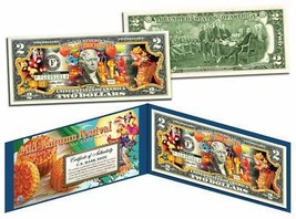 Chinese &amp; Vietnamese 2015 MID AUTUMN FESTIVAL Colorized U.S. $2 Bill Luc... - $256.53 MXN