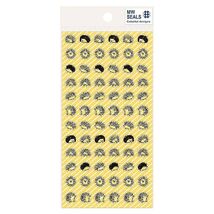CLEAR HEDGEHOG STICKERS Craft Kids Scrapbook Vinyl Sticker Sheet Animal ... - $2.49