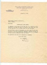 William Howard Borland Certified Public Accountant Letterhead Birmingham... - $17.82