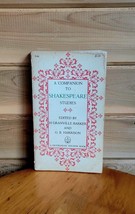 A Companion to Shakespeare Studies Vintage PB 1960 - £14.48 GBP