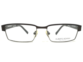 Alberto Romani Eyeglasses Frames AR 810 BR Rectangular Full Rim 52-16-145 - £44.50 GBP