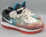 Size 10.5 Nike LeBron 8 V/2 Low Retro Miami Night 2021 South Beach Flori... - £44.96 GBP