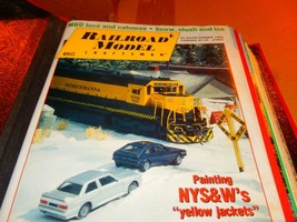 RAILROAD MODEL CRAFTSMAN  1989- FULL YEAR- 12 ISSUES IN A MAGAZINE BINDE... - $18.13