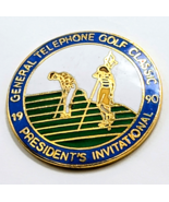 1990 General Telephone Golf Classic Presidents Invitational Pin Sports S... - $239.62 MXN