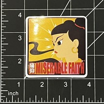 Miserable Faith - Vinyl Sticker Chinese Rock Band Waterproof Durable Sunproof - $4.50