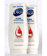 2 Ct Dial 14 Oz Pure Moisture Camellia &amp; Sunflower Oil Moisturizing Body... - $446.29 MXN