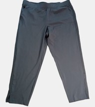 NWT SERRA LADIES WOVEN PULLON PANTS XL 16-18 GRAY POCKETS - £11.07 GBP