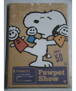PEANUTS - Snoopy Pawpet Show - Stationary Notebook - $16.41 CAD