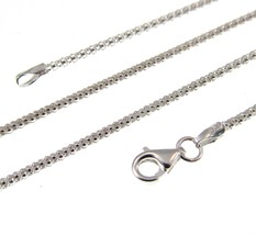 1.6MMSolid Genuine 925 Sterling Silver Italian POPCORN Chain Necklace - £20.76 GBP+