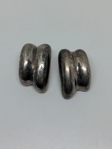 Duclos On Wax Vintage Sterling Silver 925 Clip-on Earrings - £39.50 GBP