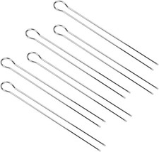 6Pcs Metal BBQ Grilling Fork Sticks U-shaped Design Set Outdoor picnic  ... - $13.66