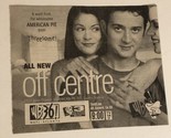 Off Centre Tv Guide Print Ad Advertisement Eddie Kaye Thomas TV1 - $5.93