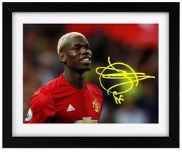 PAUL POGBA Football Signature Print - Man Utd - Signed - Framed - £15.15 GBP