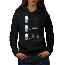 Wellcoda Optimist Science Womens Hoodie, Pessimist Casual Hooded Sweatshirt - £29.12 GBP