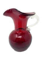 Vintage Ruby Red Depression Glass Creamer Pitcher - $14.24