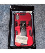 iPhone XR, rugged grip case new red - £7.69 GBP