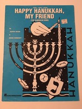 Hal Leonard Sheet Music Happy Hanukkah, My Friend Piano Vocal Guitar - £5.58 GBP