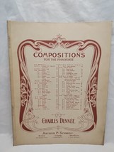 Compositions For The Pianoforte Charles Dennee Valse Music Sheets - $14.85