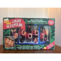Mr. Christmas HO HO HO Light Up Holiday Lights Sculpture Vintage String ... - $39.95