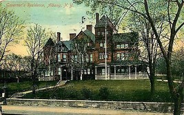 1909 Cartolina Del Governatore Residenza Albany New York Ny - £6.80 GBP