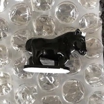 Vintage Polly Pocket 1989 Jewel Case Replacement Black Bull White Horns Animal - £10.32 GBP