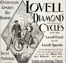 Lovell Arms Diamond Cycles Bicycles 1897 Advertisement Victorian Bikes D... - $24.99