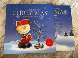 2016 Peanuts A Charlie Brown Christmas Hardcover Book w/ Slipcase &amp; Poster - £11.98 GBP