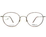 Flexon Eyeglasses Frames 623 TORTOISE/NATURAL Gray Brown Tortoise Wire 4... - £59.60 GBP