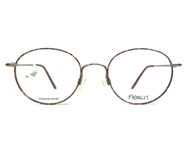 Flexon Eyeglasses Frames 623 TORTOISE/NATURAL Gray Brown Tortoise Wire 48-19-140 - £59.98 GBP