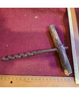 Antique Hand drill wood tool [TOL10176] - $930.97 MXN
