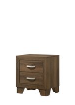 Miquell Oak Color Nightstand End Table Bedside Table for Bedroom - £186.05 GBP