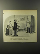 1953 Cartoon by Syd Hoff - But, Doctor, don&#39;t you remember, the last time - £14.48 GBP