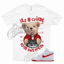 CRIME T Shirt to Match Dunk High Picante Red White Hi Retro - £18.15 GBP+