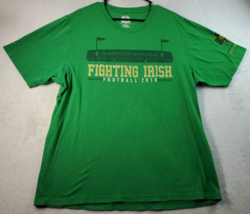 Notre Dame Fighting Irish Colosseum Shirt Mens Size 2XL Green Crew Neck Football - £11.63 GBP