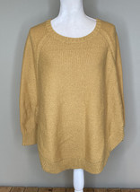 Guinevere Anthropologie Women’s Wool Pullover sweater Size S Yellow K5 - £13.41 GBP