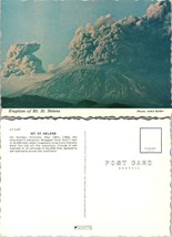 Washington Mount St. Helens Volcano Eruption View May 18th 1980 VTG Postcard - £7.51 GBP
