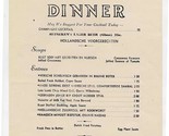 Holland House Tavern Dinner Menu Rockefeller Plaza 1941 New York City - £46.62 GBP