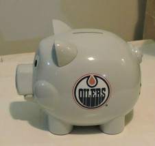 Edmonton Oilers Piggy Bank Plastic NHL - £7.54 GBP