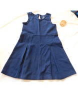 Wonder Nation Girl&#39;s Youth Sleeveless Dress Knit Jumper Dress Size 7 Nav... - £23.45 GBP