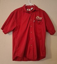 Vtg Red Bud Racing Nascar Dale Jr 8 Winners Circle Button Shirt Mens Size L - $14.46