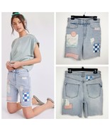 Anthropologie pilcro &amp; the letterpress patchwork Bermuda shorts Size 27 - $44.84
